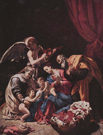 Orazio Borgianni Hl. Familie oil painting image